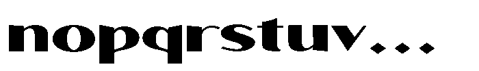 Granvia Ultra Black Ultra Expanded Font LOWERCASE
