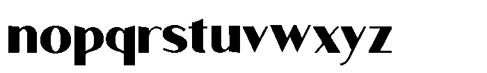 Granvia Ultra Black Font LOWERCASE