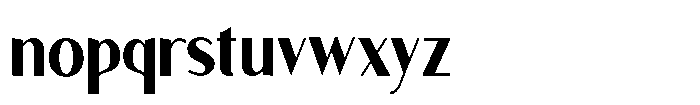 Granvia Ultra Bold Condensed Font LOWERCASE