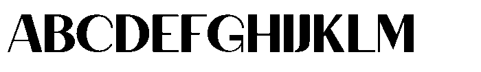 Granvia Ultra Bold Expanded Font UPPERCASE