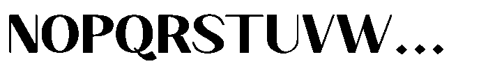 Granvia Ultra Bold Expanded Font UPPERCASE