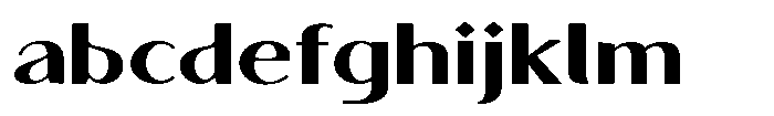 Granvia Ultra Bold Extra Expanded FONT