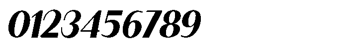 Granvia Ultra Bold Italic Semi Condensed Font OTHER CHARS