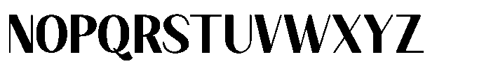Granvia Ultra Bold Semi Condensed Font UPPERCASE