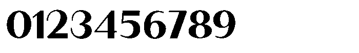 Granvia Ultra Bold Semi Expanded Font OTHER CHARS