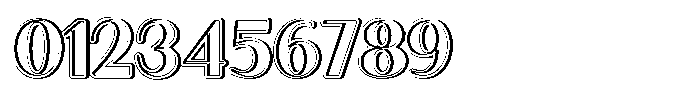 Granvia Ultra Bold Shadow2 Font OTHER CHARS