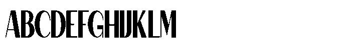 Granvia Ultra Bold Ultra Condensed Font UPPERCASE