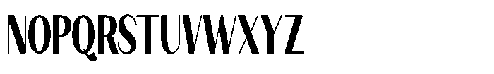 Granvia Ultra Bold Ultra Condensed Font UPPERCASE
