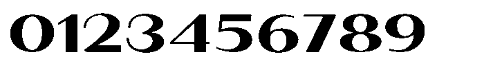 Granvia Ultra Bold Ultra Expanded Font OTHER CHARS