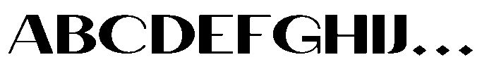 Granvia Ultra Bold Ultra Expanded Font UPPERCASE