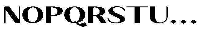 Granvia Ultra Bold Ultra Expanded Font UPPERCASE