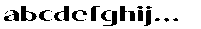 Granvia Ultra Bold Ultra Expanded FONT