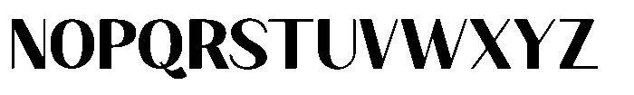 Granvia Ultra Bold Font UPPERCASE
