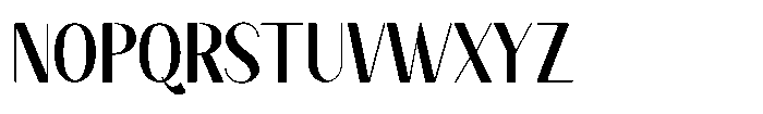 Granvia Ultra Condensed Font UPPERCASE