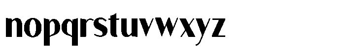 Granvia Ultra Extra Bold Condensed Font LOWERCASE