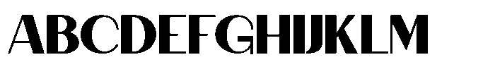 Granvia Ultra Extra Bold Expanded Font UPPERCASE
