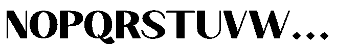 Granvia Ultra Extra Bold Expanded Font UPPERCASE