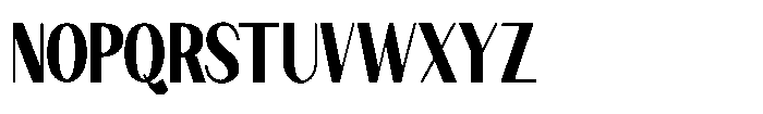 Granvia Ultra Extra Bold Extra Condensed Font UPPERCASE