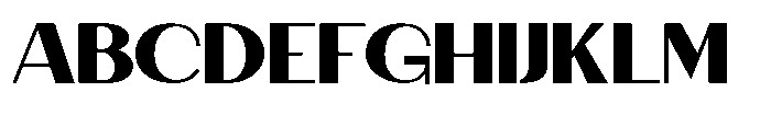 Granvia Ultra Extra Bold Extra Expanded Font UPPERCASE