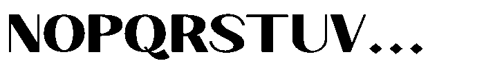 Granvia Ultra Extra Bold Extra Expanded Font UPPERCASE
