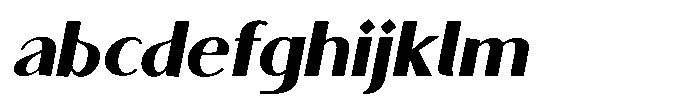 Granvia Ultra Extra Bold Italic FONT