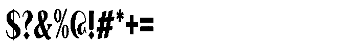Granvia Ultra Extra Bold Ultra Condensed Font OTHER CHARS