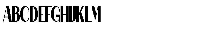 Granvia Ultra Extra Bold Ultra Condensed Font UPPERCASE