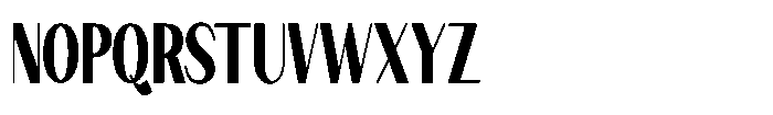 Granvia Ultra Extra Bold Ultra Condensed Font UPPERCASE
