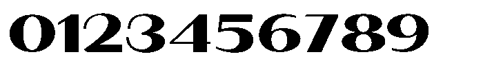 Granvia Ultra Extra Bold Ultra Expanded Font OTHER CHARS
