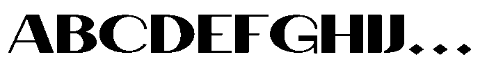 Granvia Ultra Extra Bold Ultra Expanded Font UPPERCASE