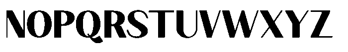 Granvia Ultra Extra Bold Font UPPERCASE