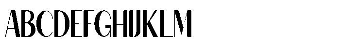 Granvia Ultra Extra Condensed Font UPPERCASE