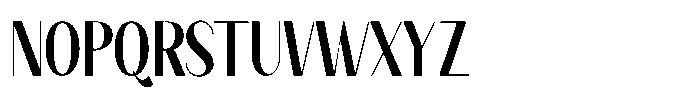 Granvia Ultra Extra Condensed Font UPPERCASE