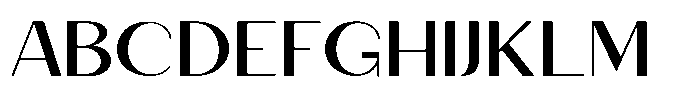 Granvia Ultra Extra Expanded Font UPPERCASE