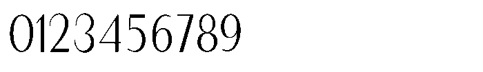 Granvia Ultra Extra Light Condensed Font OTHER CHARS