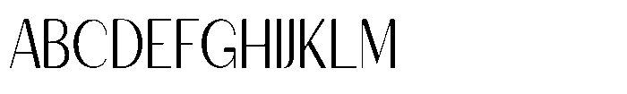 Granvia Ultra Extra Light Condensed Font UPPERCASE