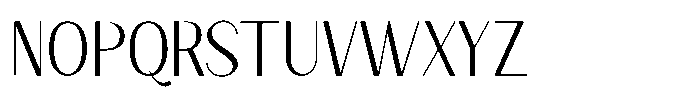 Granvia Ultra Extra Light Condensed Font UPPERCASE