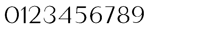 Granvia Ultra Extra Light Expanded Font OTHER CHARS