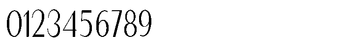 Granvia Ultra Extra Light Extra Condensed Font OTHER CHARS