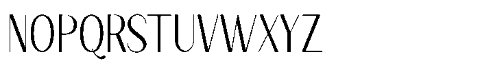 Granvia Ultra Extra Light Extra Condensed Font UPPERCASE