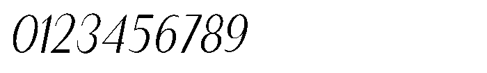 Granvia Ultra Extra Light Italic Condensed Font OTHER CHARS