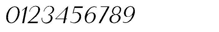 Granvia Ultra Extra Light Italic Font OTHER CHARS