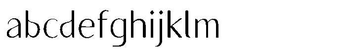 Granvia Ultra Extra Light Semi Condensed FONT
