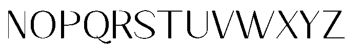 Granvia Ultra Extra Light Semi Expanded Font UPPERCASE