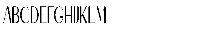 Granvia Ultra Extra Light Ultra Condensed Font UPPERCASE
