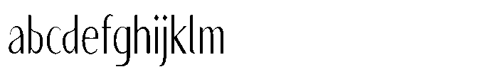 Granvia Ultra Extra Light Ultra Condensed FONT