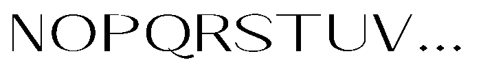 Granvia Ultra Extra Light Ultra Expanded Font UPPERCASE