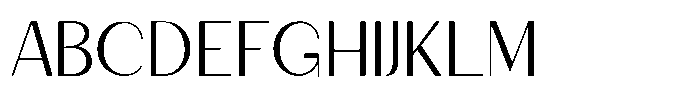 Granvia Ultra Extra Light Font UPPERCASE