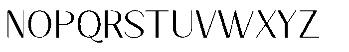 Granvia Ultra Extra Light Font UPPERCASE