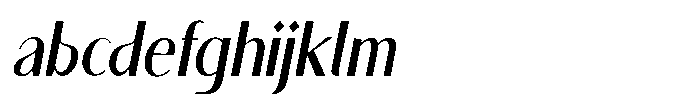 Granvia Ultra Italic Condensed FONT